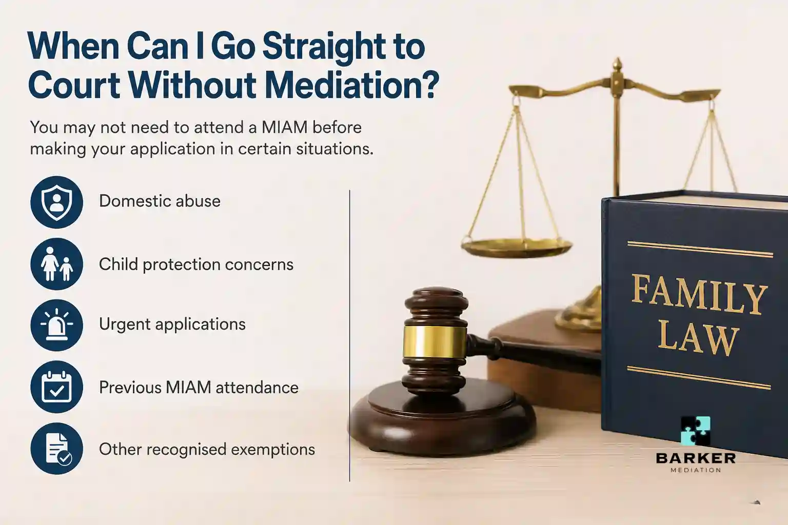 When Can I Go Straight to Court Without Mediation Leicestershire?