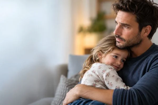 image of man and his child Leicestershire